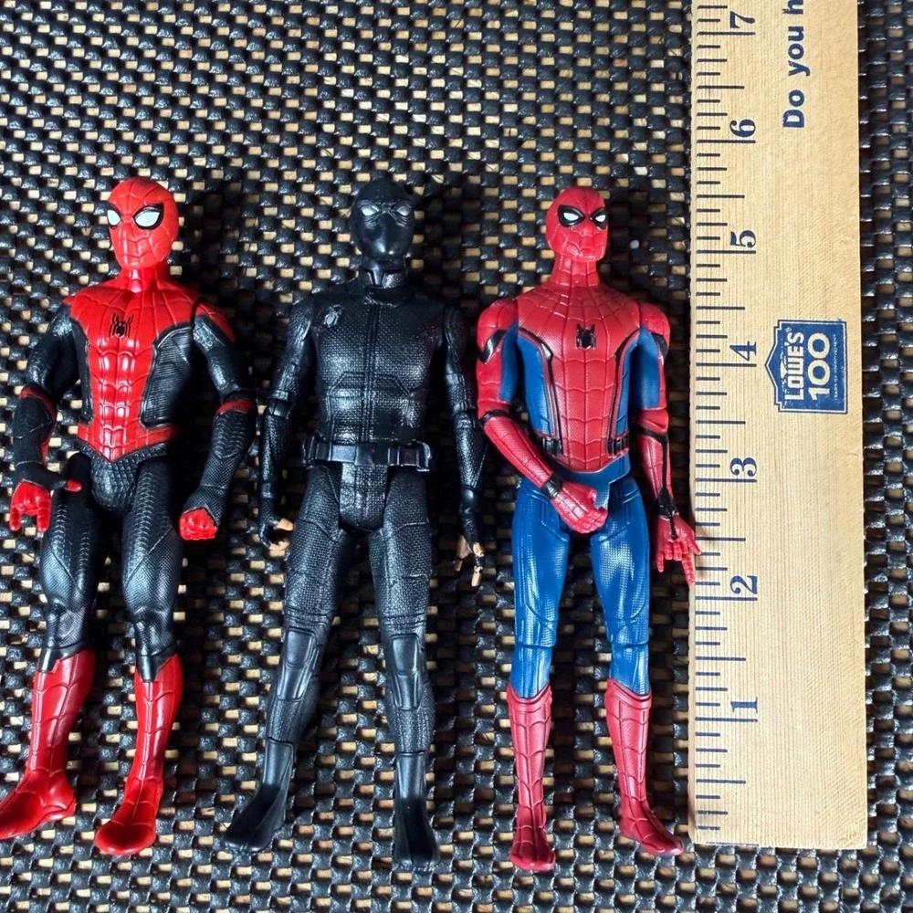 Hasbro Marvel Spider-Man Action Figure Lot Far From Home Stealth Suit Stark Suit